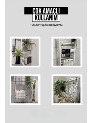 Asılabilir Havlupan Düzenleyici Banyo Havlu - Tuvalet Kağıdı Sepeti- Fenomen Ürünü