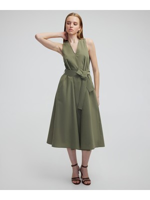 Miss İpekyol Kuşaklı Poplin Elbise IS1250002167022