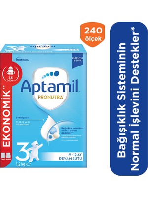 Aptamil 3 Prebiyotikli Devam Sütü 1200 Gr
