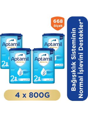 Aptamil 2 Prebiyotikli Devam Sütü 800 Gr x 4 Adet 3200 Gr