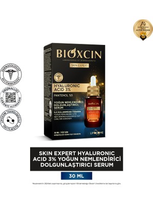 Bioxcin Hyaluronic Acid %3 Yoğun Nemlendirici Dolgunlaştırıcı Serum 30 ml