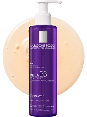 La Roche-Posay Derinlemesine Temizlik ve Cilt Tonunu Eşitleyen Jeli - Tüm Cilt Tipleri için PHA ve Niacinamide İçerir