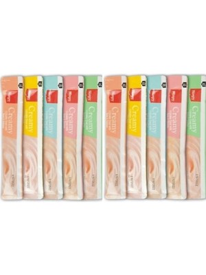 Wanpy Creamy Cat Treat Karışık Krema Sıvı Kedi Ödül Maması 14 gr x 10 Adet