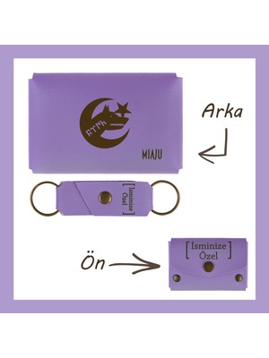 Miawiki Mor Menekşe, Bozkurt Özel Tasarım, Isme Özel Kişisel Aksesuar Takımı, Efsane Hediyelik Hatıra