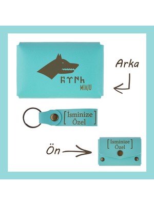 Miawiki Turkuaz, Bozkurt ve Türk, Isme Özel Cüzdan ve Anahtarlık Takımı, Bozkurttan Gurur Duyanlar Için