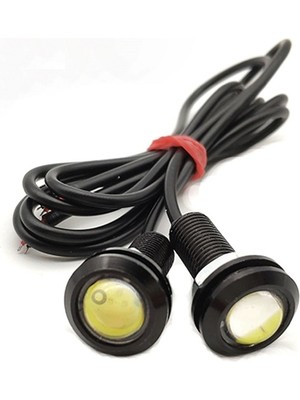 Kartal Gözü Gündüz Farı Ayna Altı LED Aydınlatma 2 Adet Vidalı