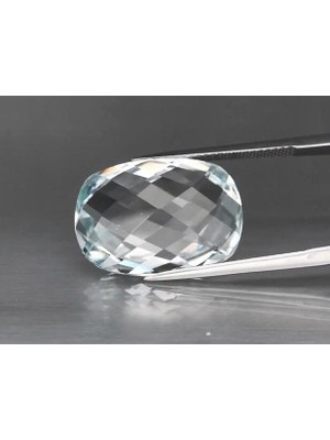 Aries 17.43 ct 19.5X13.6  mm Vvs Cushion Natural Unheated Blue Topaz Brazil, Marvelous!