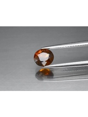 Aries 1.29 ct 6.7X6  mm Oval Medium Orange Sapphire Madagascar, Africa