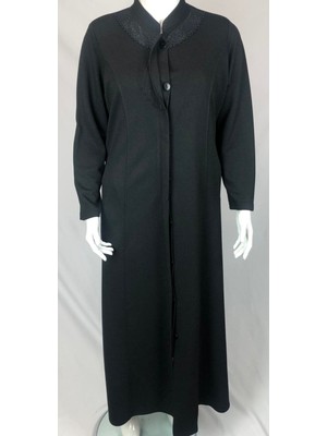 Ece Giyim Furüzan Yaka Işlemeli Düğmeli Pardesü