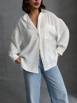 Arzu Has Butik Yeni Sezon Düşük Omuz Oversize Gömlek