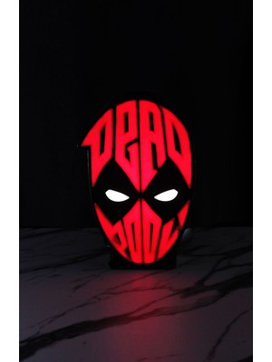 Deadpool 3D Gece Lambası