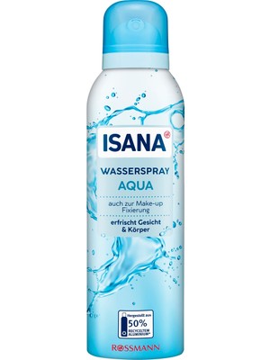 Isana Aqua Yüz Spreyi 150 ml Ferahlatıcı Cilt Bakımı için Gün Boyu Kullanıma Uygun