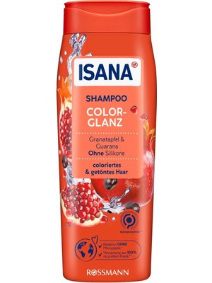 Isana Nar ve Guarana Besleyici Şampuan 300 ml Bitki Özlü Boyalı Saçlar İçin Koruma