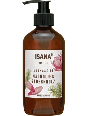 Isana Manolya ve Sedir Ağacı Özlü Sıvı Sabun 350 ml Vegan Özellikli Hoş Koku