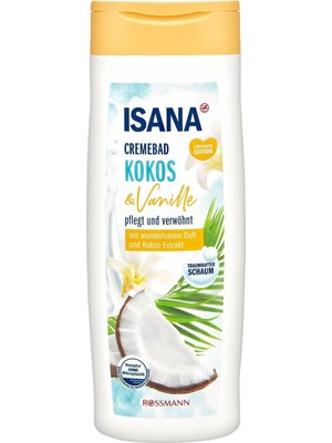 Isana Kremsi Duş Jeli Hindistan Cevizi Vanilya 750 ml