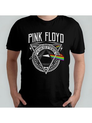 Pixxa Pink Floyd %100 Pamuklu Bisiklet Yaka T-Shirt Model 2