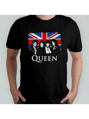 Pixxa Queen - Freddie Mercury %100 Pamuklu Bisiklet Yaka T-Shirt Model 4