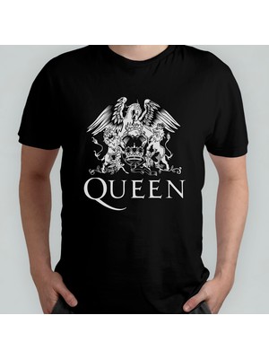 Pixxa Queen - Freddie Mercury %100 Pamuklu Bisiklet Yaka T-Shirt Model 1
