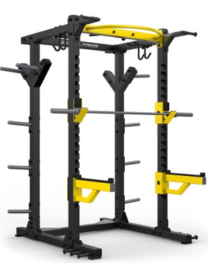 Diesel Fitness Full Rack Dayanıklı Çelik Malzeme ile 220 kg Taşıma Kapasitesi Sunar