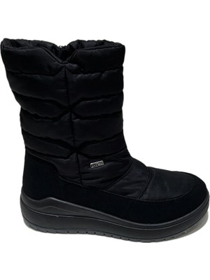 Kadın Bot 6334 2j Jacalu Textile Upper And Synt Leather-Pu Sole Black