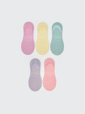 Kadın Düz Babet Çorap 5'li Paket