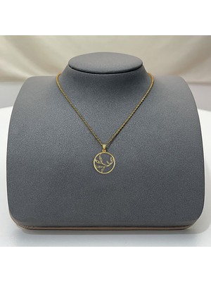 Tabitala Tabitela 14 Ayar Altın Kolye Ucu Yaprak GM1174 1 gr