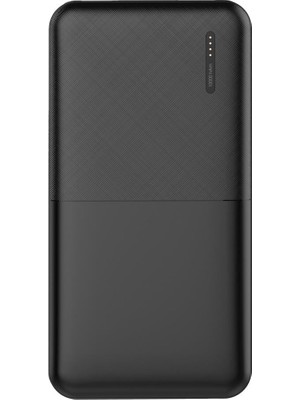 Dexim M9 10.000mAh Kapasiteli Powerbank - Siyah, Hızlı Şarj Teknolojisi ile Güçlü Performans