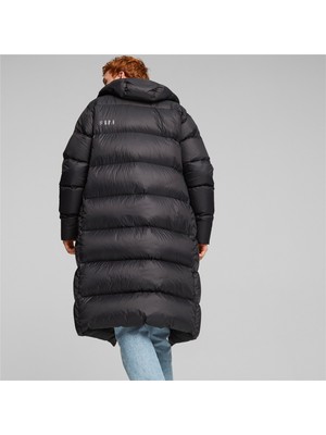 Uzun Kapüşonlu Erkek Kuş/kaz Tüylü Şişme Mont