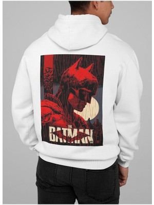 Sevbano The Batman Dc Karakter Baskılı  Oversize Tasarım Hoodie