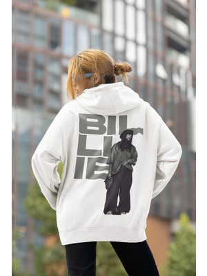 Sevbano Billie Eilish Baskılı  Oversize Tasarım Şarkıcı Hoodie
