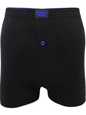 Tutku Shedo Tutku Penye Düz Boxer 117 | Siyah