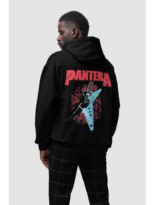 Pantera Rock Metal Baskılı Unisex Oversize Müzik Grubu Hoodie