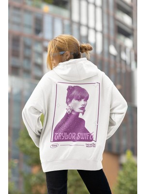 Sevbano 1989 Taylor Swift Baskılı  Oversize Şarkıcı Hoodie