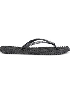 Ilse Jacobsen - CHEERFUL03G -  Flip Flop With Glitter-Black