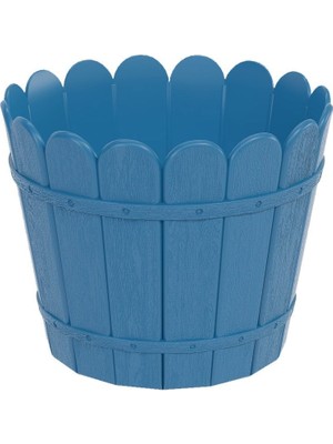 Lider Lüx  Küçük Balkon Saksısı Yuvarlak Tüm Renkler Saksı Tabağı Dahil