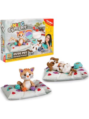 Magic Cement Sevimli Evcil Hayvan Heykeli Oyun Seti