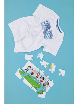 U.S. Polo Assn. Baskılı Erkek Çocuk T-Shirt