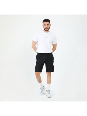 Joma Pol. Hawk - Erkek Siyah Likralı Spor Şort - 4231400
