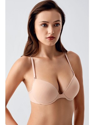 Kadın Desteksiz Balenli Ekstra Konfor Ten Sütyen C0T4N3O833