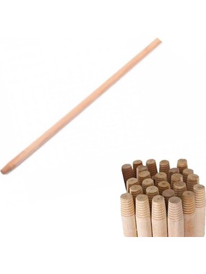 GÜRMOP Gürgen Ahşap Süpürge Sapı 120 cm / 6 Adet