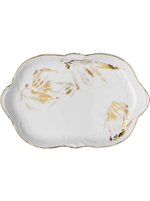 Rosenthal Midas Oval Porselen Servis Tabağı 33 Cm