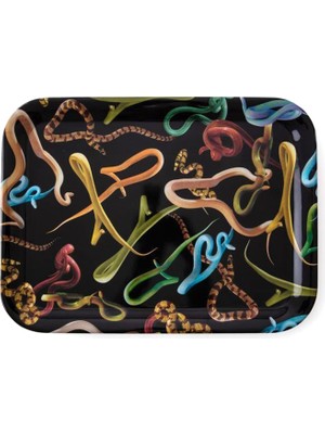 Seletti Toiletpaper Snakes Melamin Tepsi