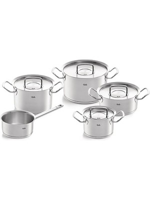 Original Profi Collection Metal Kapaklı 9 Parça Çelik Tencere Seti