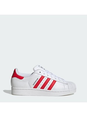 adidas Beyaz Spor Ayakkabı Superstar Erkekler İçin Hafif ve Esnek Kauçuk Tabanlı JQ4728