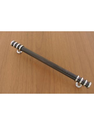 Azm Hırdavat Zafer Kulp Antrasit Krom 224 mm