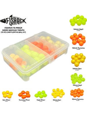 Atik Camp Fishack Carp Pearl 75 Parça Sazan Boncuk Seti