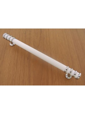 Azm Hırdavat Zafer Kulp Beyaz Krom 128 mm