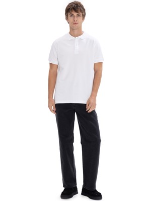 Polo Yaka T-Shırt - Beyaz