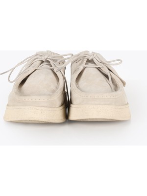 Süet Deri Ayakkabı - Bej