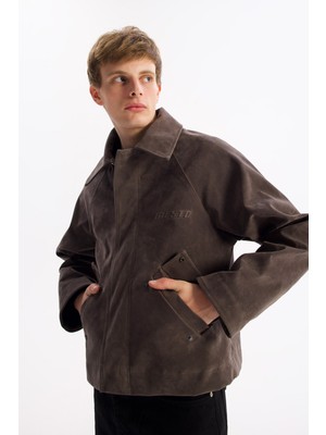 Süet Ceket - Antrasit